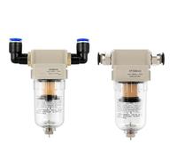 AF2000-02 1/4 Pompa dell'aria Compressore Filtro Pneumatico Universale Serbatoio di raccolta dell'olio Può estrarre le impurità Separatore d'acqua compressa(AF w EU Joint)