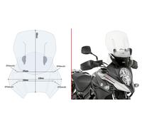 Parabrezza GIVI Scorrevole AIRFLOW Trasparente SUZUKI DL 650 V-Strom 2017-2022