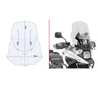 Givi Af3117 Airflow Suzuki V-strom 1050/xt Adjustable Windshield Trasparente