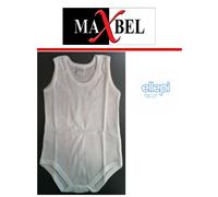 AF840 3pz BODY INTIMO BIMBO BIMBA ELLEPI COTONE SPALLA LARGA