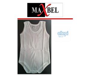 AF840 3pz BODY INTIMO BIMBO BIMBA ELLEPI COTONE SPALLA LARGA