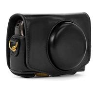 AFAKEREPPV Retro. PU. Borsa for fotocamera in pelle Coperchio rigido for cinturino for fotocamera digitale adatto for Canon Fit for PowerShot SX740 HS SX730 HS SX720 HS Borse per fotocamere digitali(N