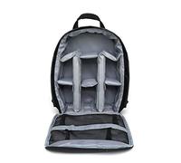 AFAKEREPPV Video zaino all'aperto impermeabile for borsa for fotocamera Dslr. Borsa for fotocamera adatta for Nikon Fit for Canon Borse per fotocamere digitali(Seize If Grey)