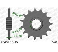 AFAM Pignone acciaio standard 20407 - 520