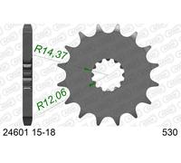 AFAM Pignone 24601 - acciaio standard - passo 530 - Kawasaki