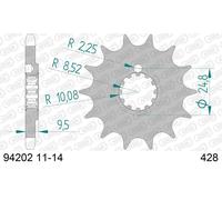 Pignon AFAM 14 Dents Acier Type 94202 Pas 428 Beta 50 RR