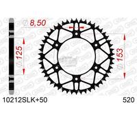 AFAM CORONA 50 DENTI ACCIAIO SLK PASSO 520 HONDA CR 125 1984-2007