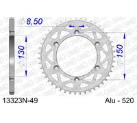 AFAM Corona posteriore in alluminio 13323 - 520 49 denti per Yamaha