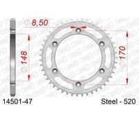 Afam 14501 Rear Sprocket Argento 47t