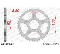 AFAM Corona standard in acciaio 44203 - 520