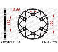 Afam 71304 Self Clean Rear Sprocket Argento 50t