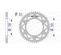 AFAM Corona in alluminio 13323 - 520, taglia 259 mm