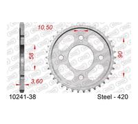 AFAM Corona Standard in Acciaio 10241 - 420