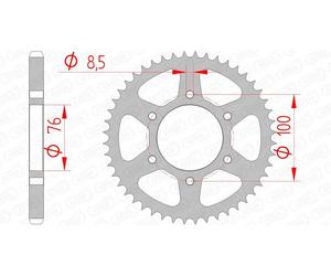 AFAM Corona standard in acciaio 12227 - 428