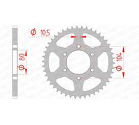 Afam 16606 Rear Sprocket Argento 46t
