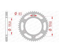 AFAM Corona standard in acciaio 35304 - 520