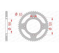 AFAM Corona standard in acciaio 38101 - 420