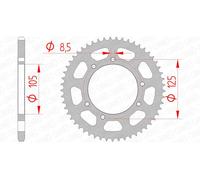 AFAM Corona standard in acciaio 47103 - 420