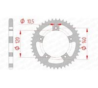 AFAM Corona standard in acciaio 86500 - 525