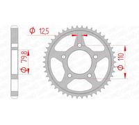 AFAM Corona standard in acciaio 86600 - 530