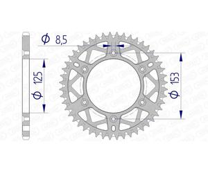 AFAM Corona ultraleggera in alluminio 11212 - 520
