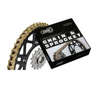 Afam Standard, kit di trasmissione in acciaio male Oro