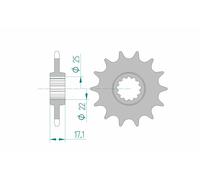 AFAM Pignone acciaio standard 20407 - 520
