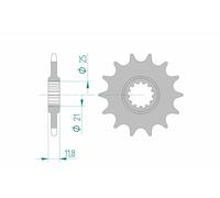 AFAM Pignone acciaio standard 64302 - 520