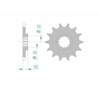 AFAM Pignone acciaio standard 73303 - 520