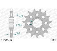 Afam 61800 Front Sprocket Argento 17t