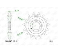 AFAM Pignone anteriore in acciaio senza rumore - 525