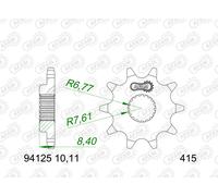 AFAM Pignone anteriore standard in acciaio - 415