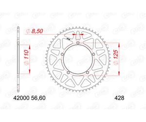 AFAM Pignone posteriore Alu Standard - 428