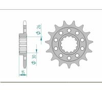 AFAM Pignone standard in acciaio 166801 - 520