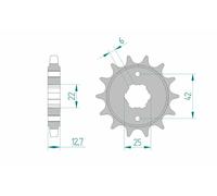 AFAM Pignone standard in acciaio 20502 - 530