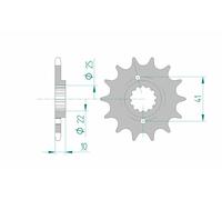 AFAM Pignone standard in acciaio 20509 - 520