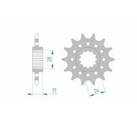 AFAM Pignone standard in acciaio 20511 - 520