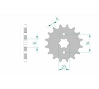 AFAM Pignone standard in acciaio 21200 - 428