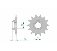 AFAM Pignone standard in acciaio 21506 - 520