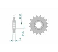 AFAM Pignone standard in acciaio 21602 - 530