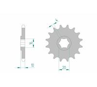 AFAM Pignone standard in acciaio 22205 - 428