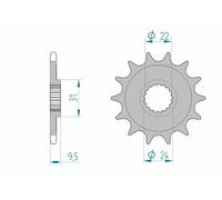 AFAM Pignone standard in acciaio 22406 - 520