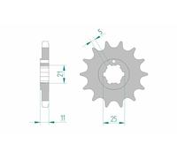 AFAM Pignone standard in acciaio 24400 - 530