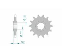 AFAM Pignone standard in acciaio 24602 - 525