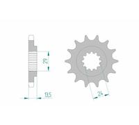 AFAM Pignone standard in acciaio 24900 - 530