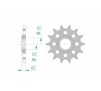 AFAM Pignone standard in acciaio 28402 - 520