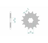 AFAM Pignone standard in acciaio 30300 - 520
