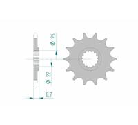 AFAM Pignone standard in acciaio 73301 - 520