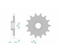 AFAM Pignone standard in acciaio 94215 - Passo 520 - T&M
