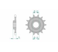 AFAM Pignone standard in acciaio 94902 - 525